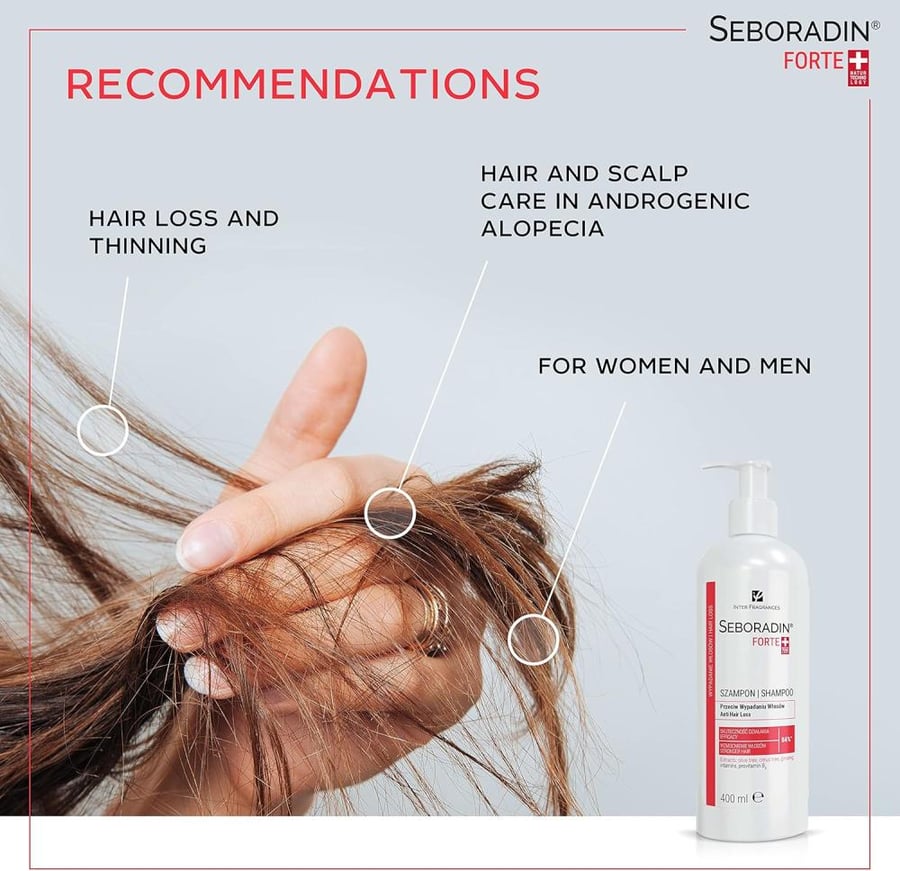 Seboradin - Forte Anti Hair Loss Shampoo (For Women) - 400ml