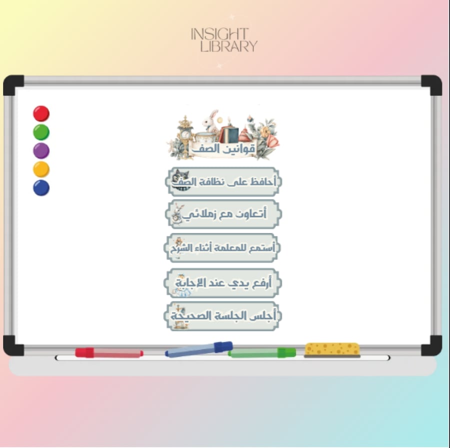 قوانين الصف أليس