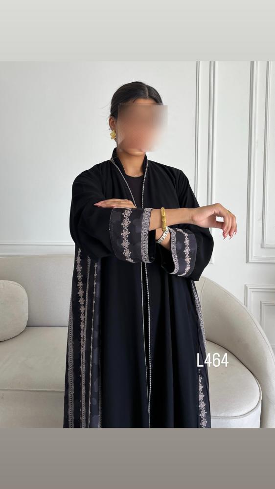 عباية كريب سبشل تطريز كمبيوتر قصة عادية
