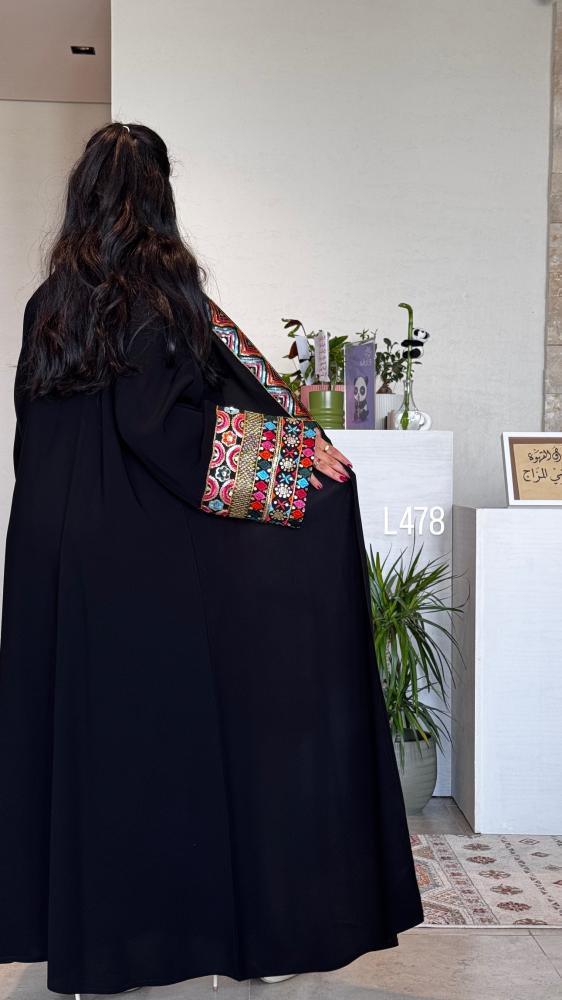 عباية كريب سبشل تطريز كمبيوتر قصة عادية