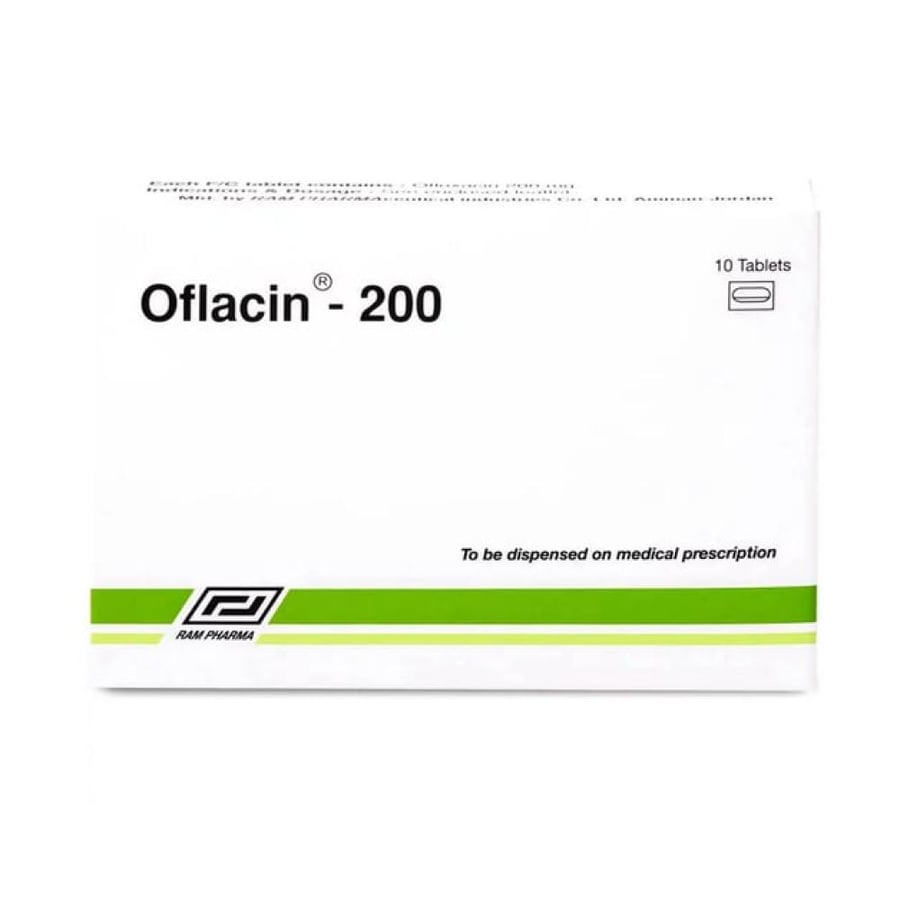 OFLACIN 200 MG 10 TABS