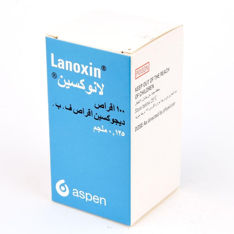 لانوكسين 0.125 مجم 100 قرص