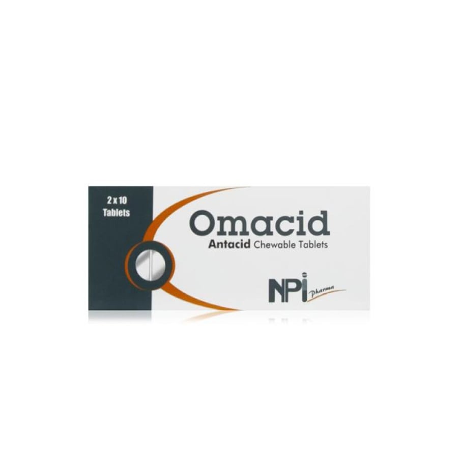 Omacid Chewable Tablets - 20 Tablets