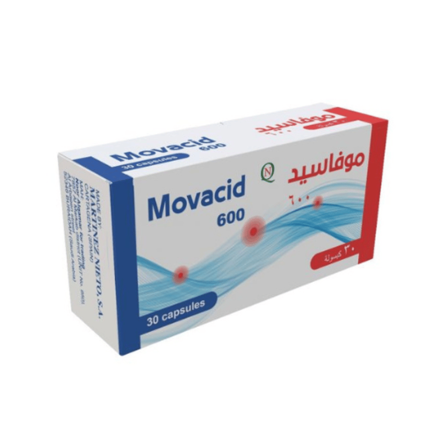 MOVACID 600 MG 30 CAPS
