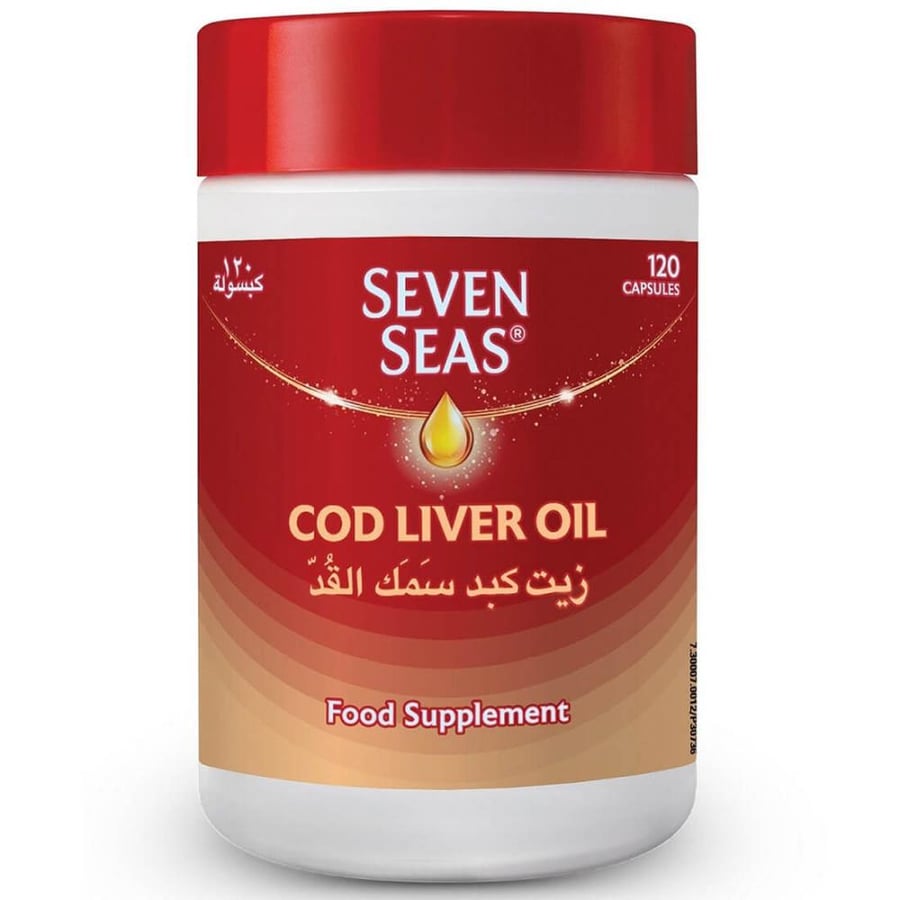 Seven Seas Omega-3 Cod Liver Oil - 120 Capsules