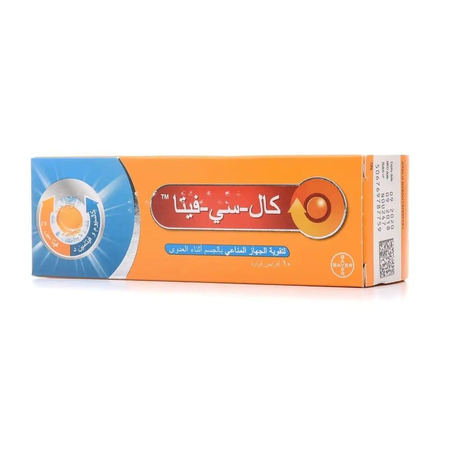 Cal-C Vita 10 Effervescent Tablets Orange Flavor Import