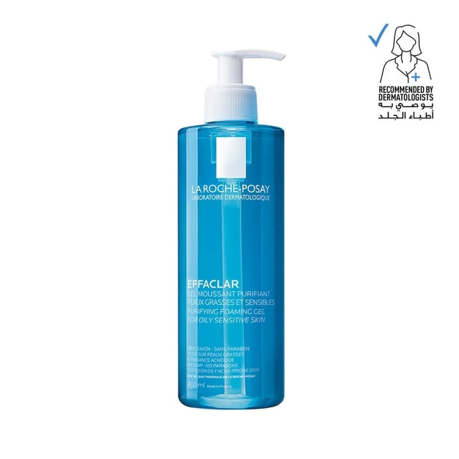La Roche-Posay Effaclar Foaming Gel Cleanser for Oily and Acne-Prone Skin 400ml