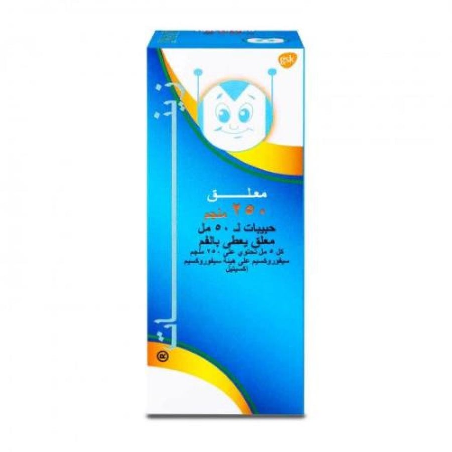 ZINNAT 250 MG SUSP 50 ML