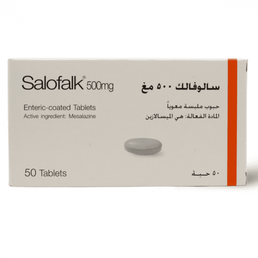 سالوفالك 500 مجم، دواء مضاد للالتهاب الجهاز الهضمي - 50 قرص