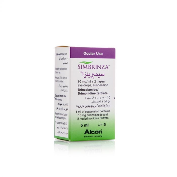 Simbrinza Eye Drops for Glaucoma - 5 ml