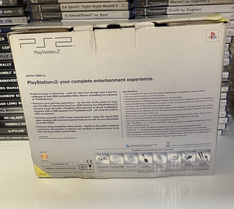 Playstation 2 slim silver (SCPH H-75003)