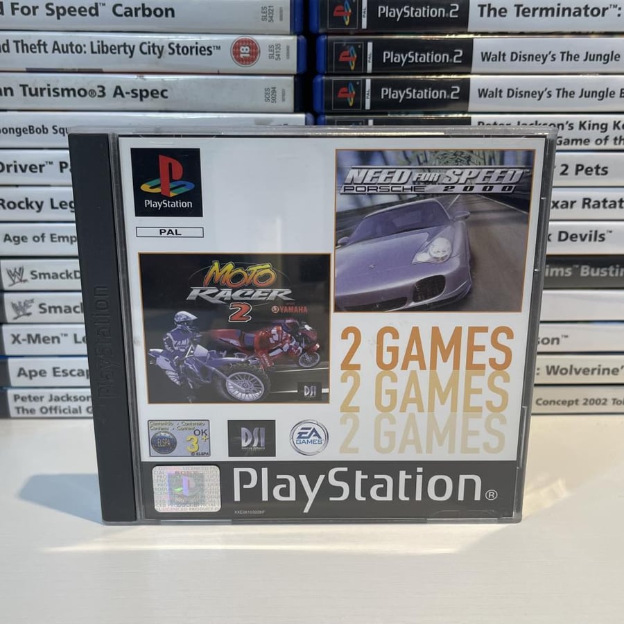 Need for Speed Porsche 2000 & Moto Racer 2 double pack