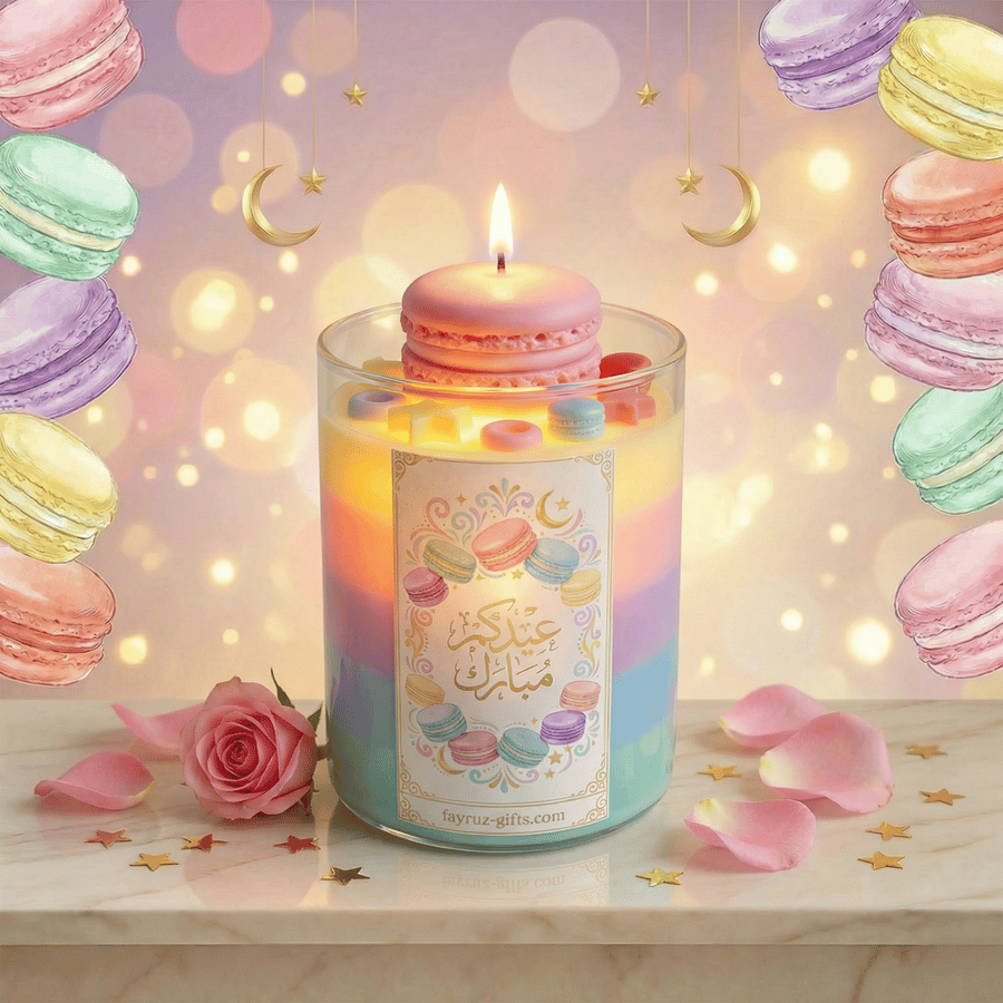 Macaron Delight Jar- مجموعة حاويات العيد