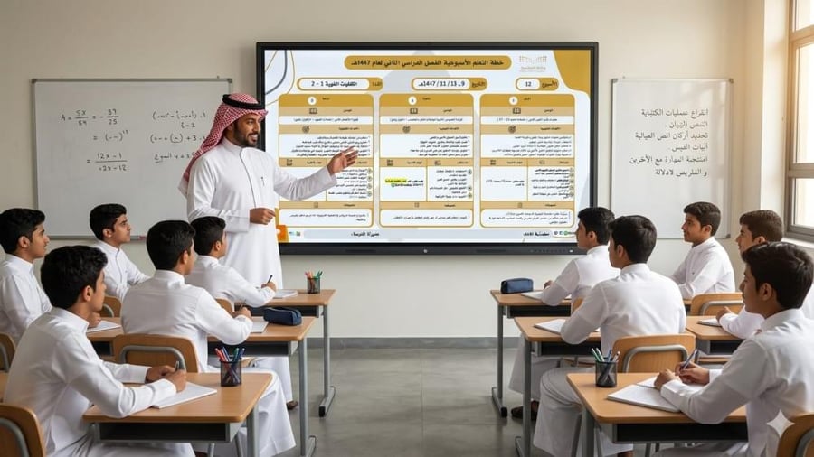 حقيبة الأسبوع 12 (نهاية القرائية+تمهيد الكتابية) خطة أسبوع كامل جاهزة للتطبيق