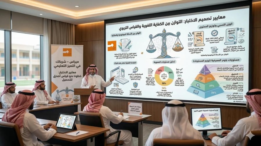 الحقيبة التقويمية الشاملة: 6 نماذج اختبار الكفايات النحوية والإملائية ثانية ثانوي (ZipGrade + تحليل بلوم)