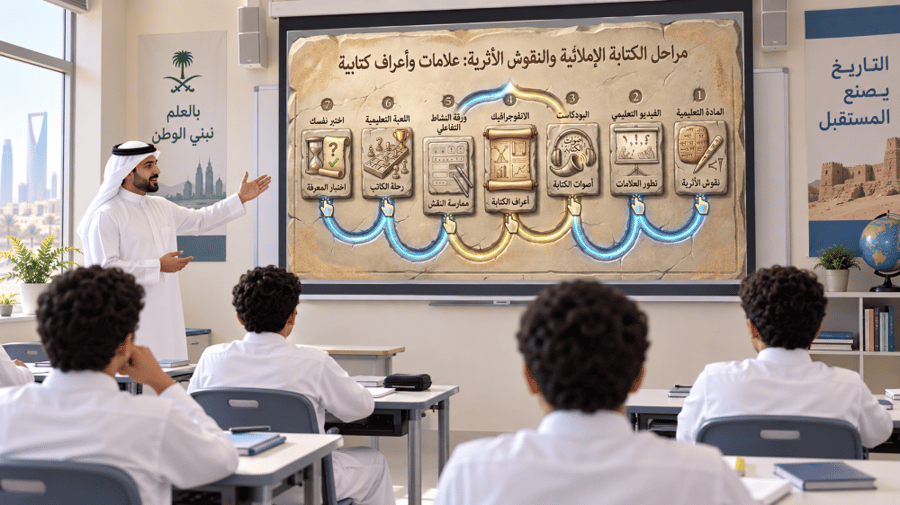 اللوحة التفاعلية لعلامات الترقيم وأعراف الكتابة