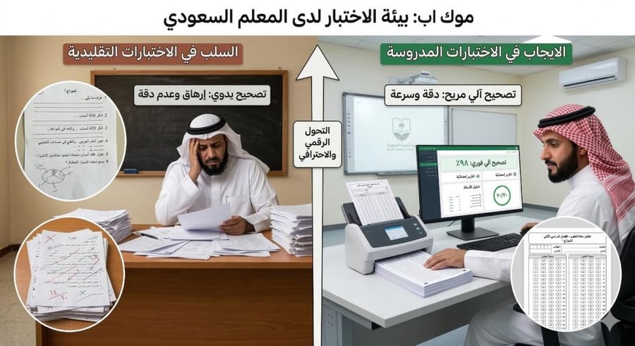 الحقيبة التقويمية الشاملة: 6 نماذج اختبار الكفايات النحوية والإملائية ثانية ثانوي (ZipGrade + تحليل بلوم)