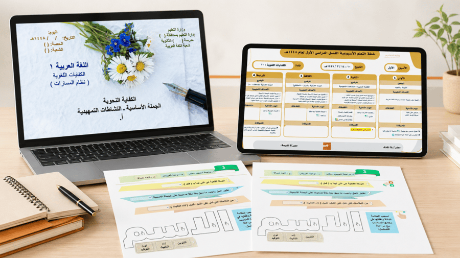 حقيبة الأسبوع (1) التمهيدية والجملة الاسمية