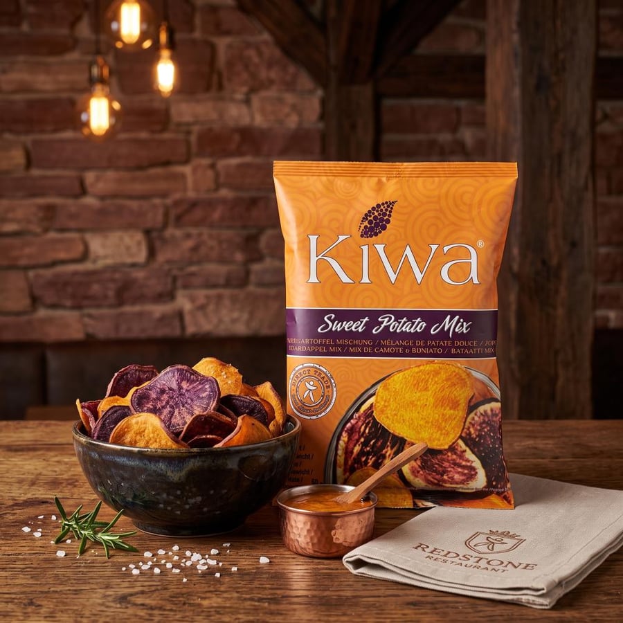 كيوا رقائق البطاطا الحلوة – 50 جم | Selected by Redston Gourmet