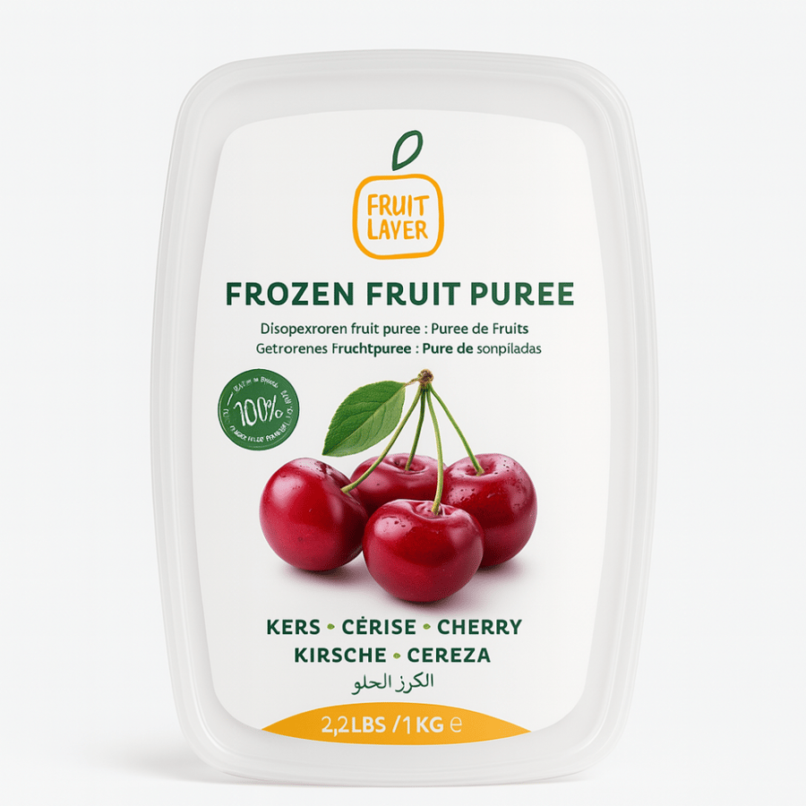 Fruit Laver Frozen Sweet Cherry Purée – 1kg