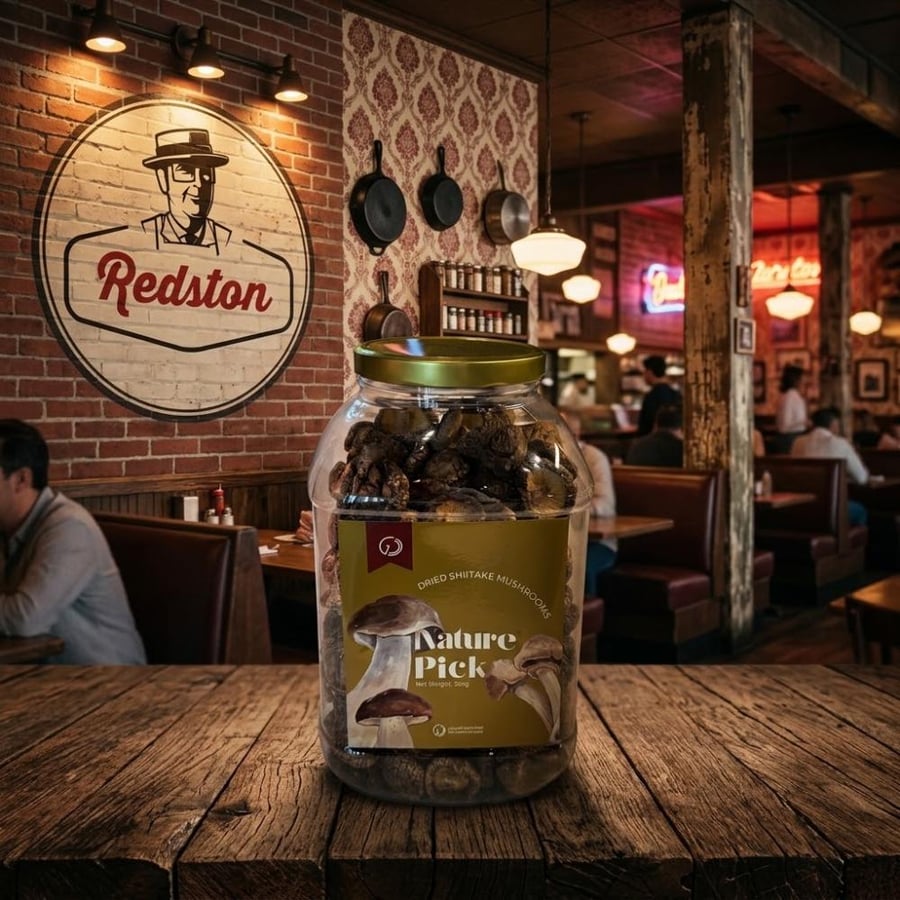 فطر شيتاكي مجفف طبيعي من نيتشر بيك – 500 جم | Selected by Redston Gourmet
