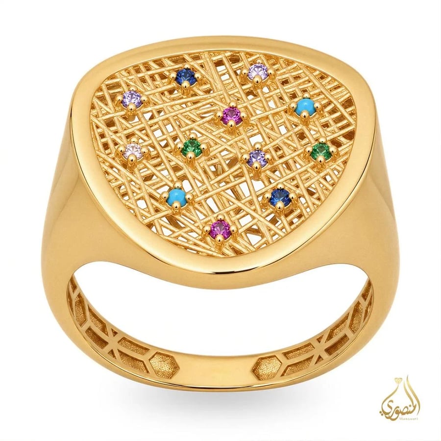 خاتم R054 عيار 21