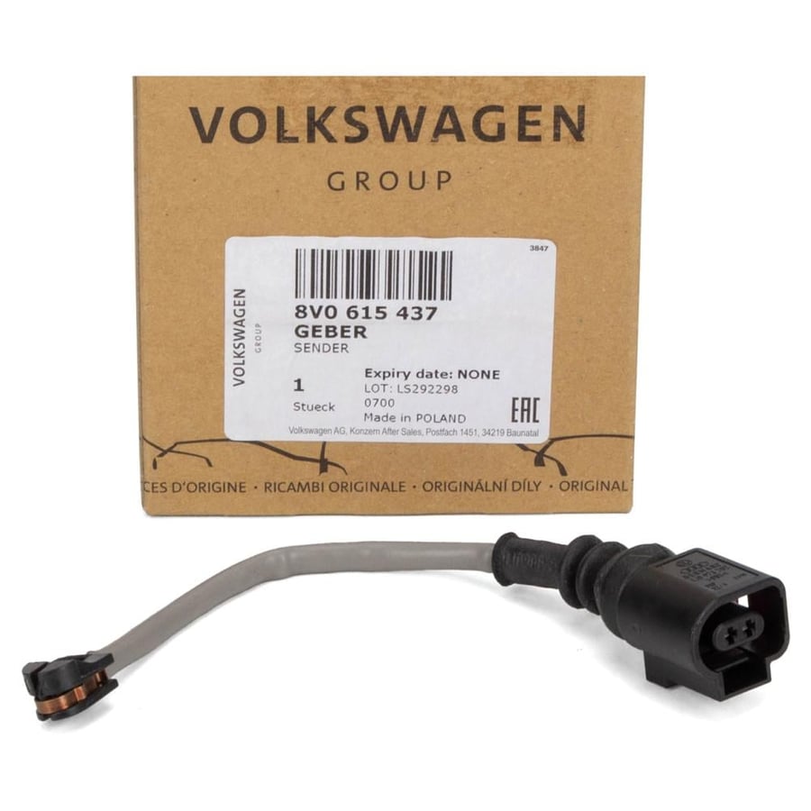 Brake pad wear sensor