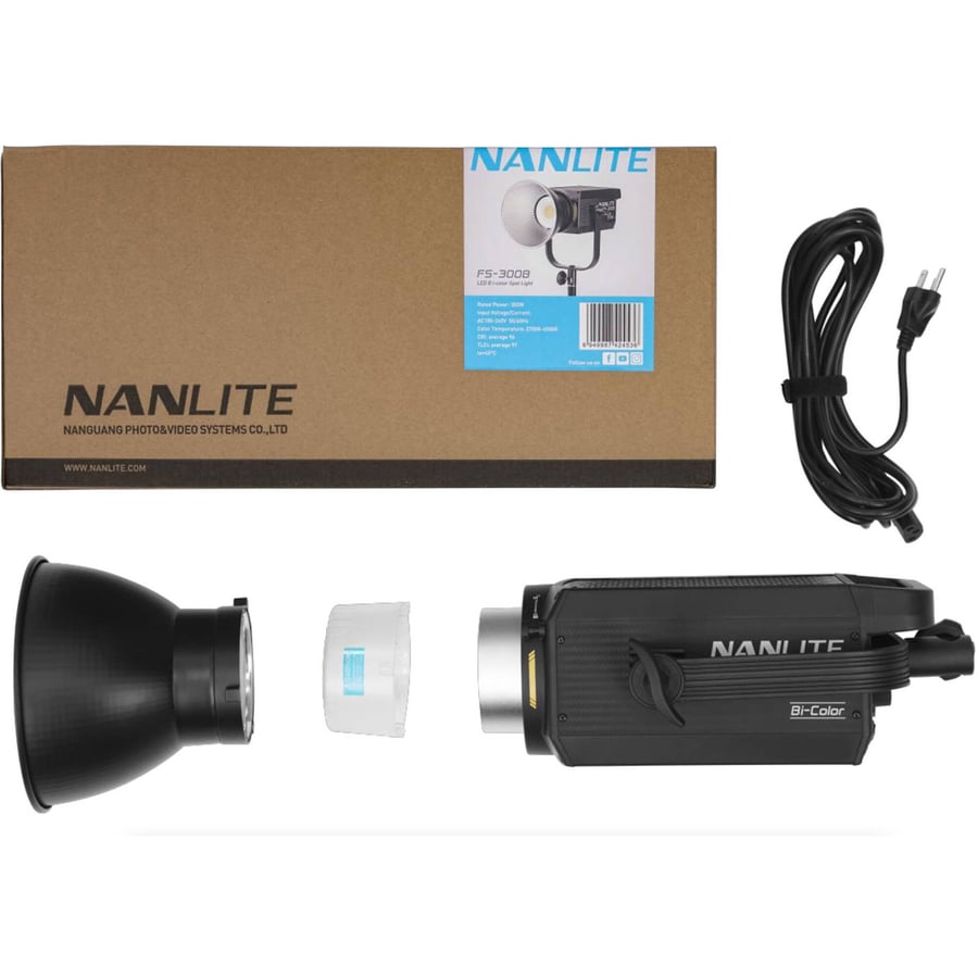 اضاءه مستمره | Nanlite FS-300B Bi-Color LED Monolight