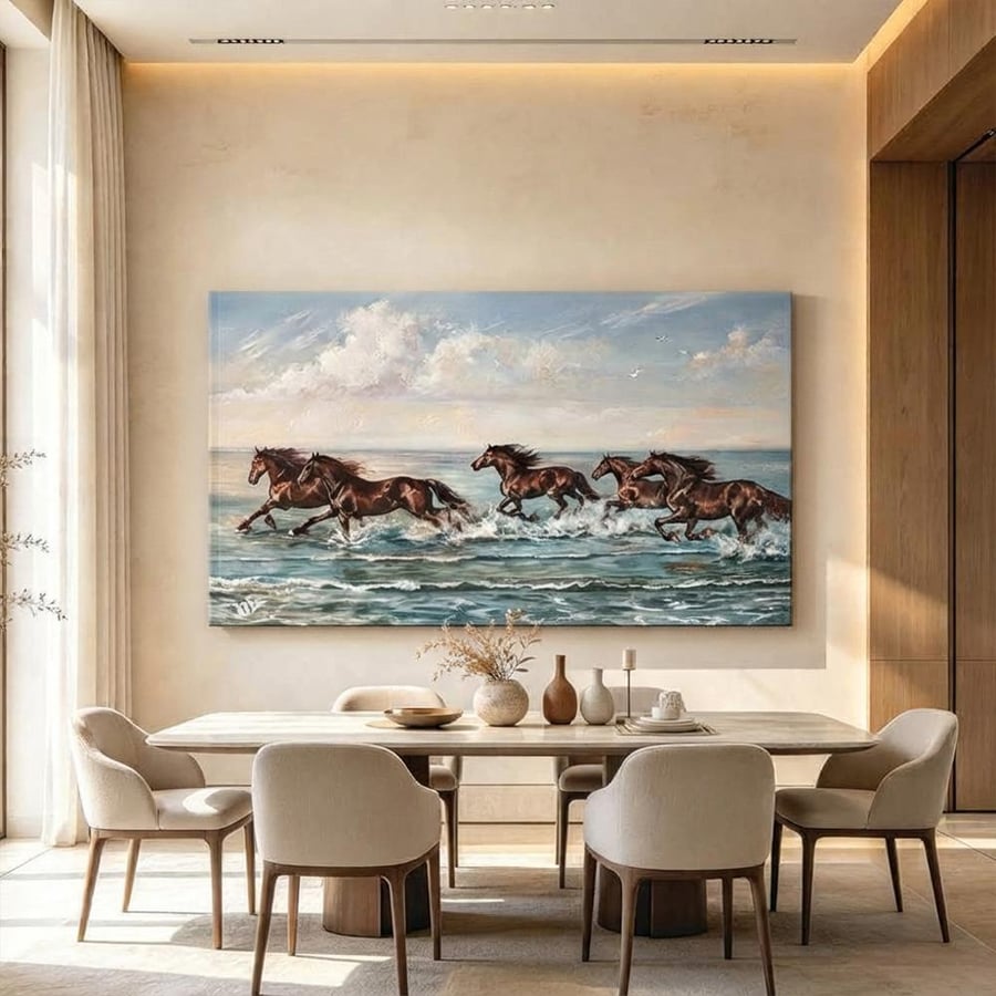لوحات خيل تصميم عصري