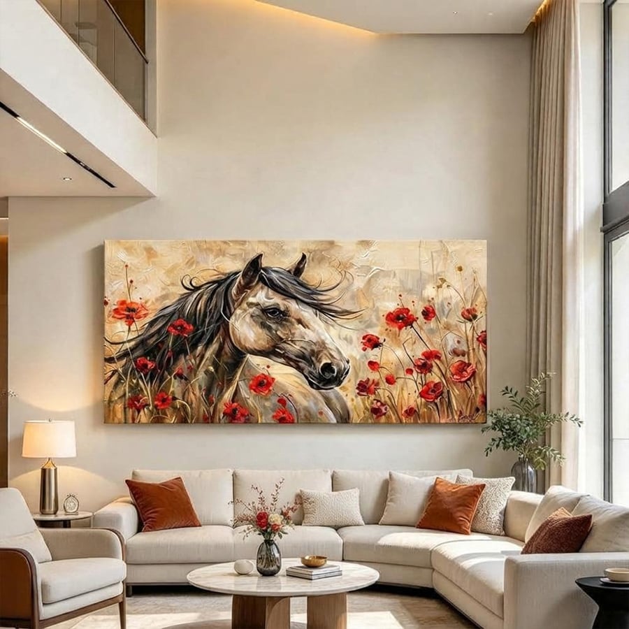 لوحات خيل تصميم عصري