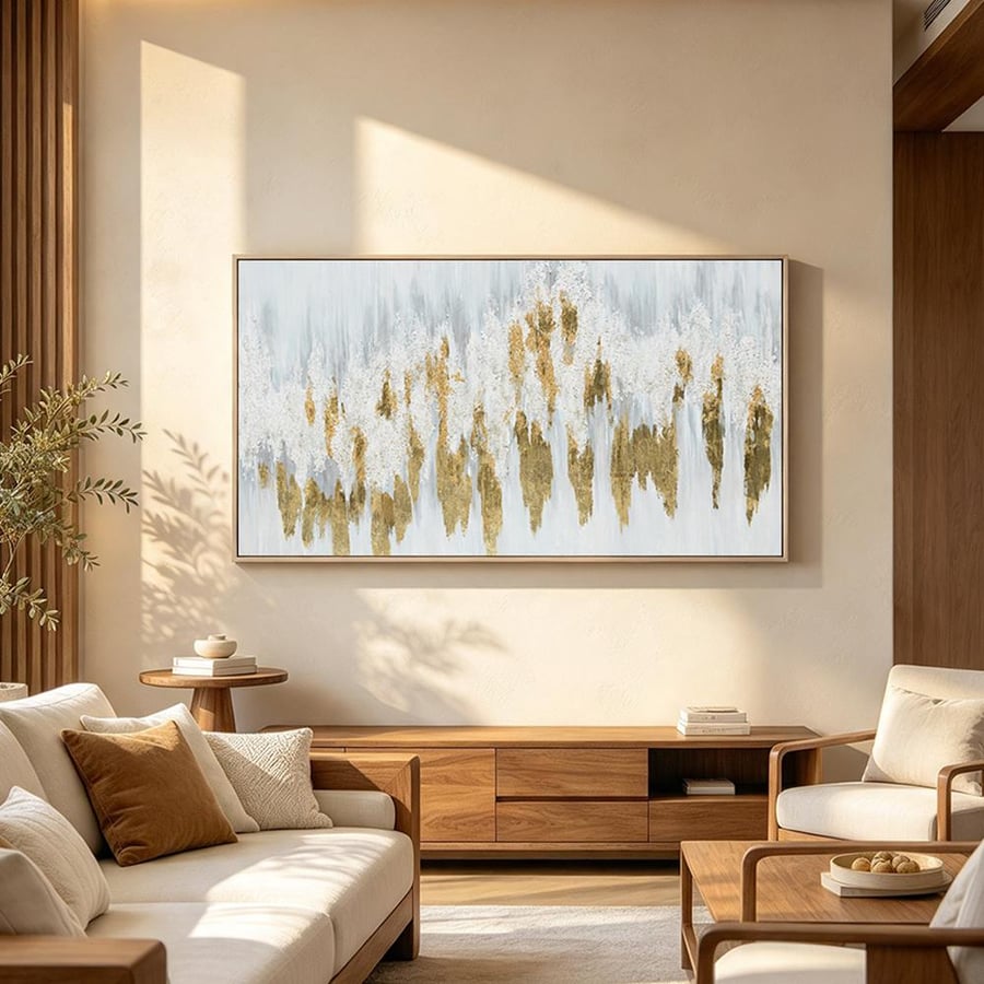 لوحة فن تجريدي تصميم عصري