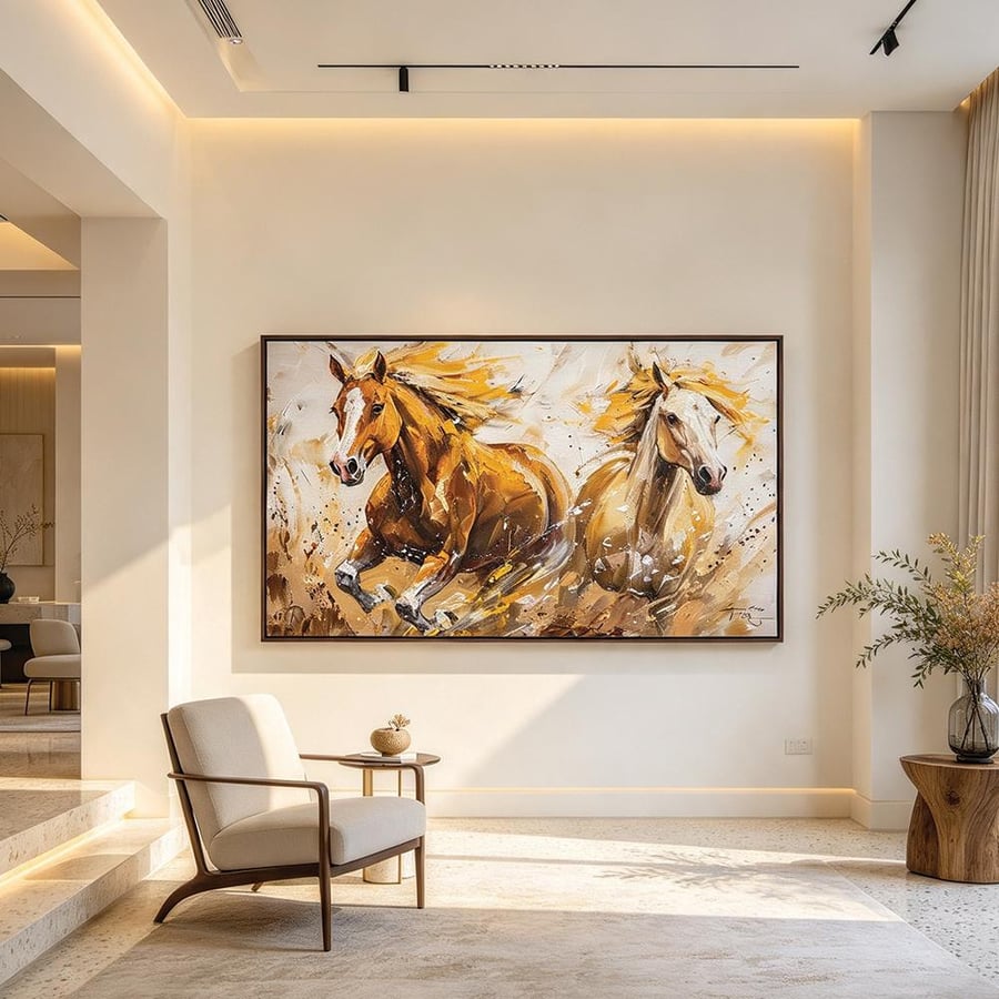 لوحات خيل تصميم عصري