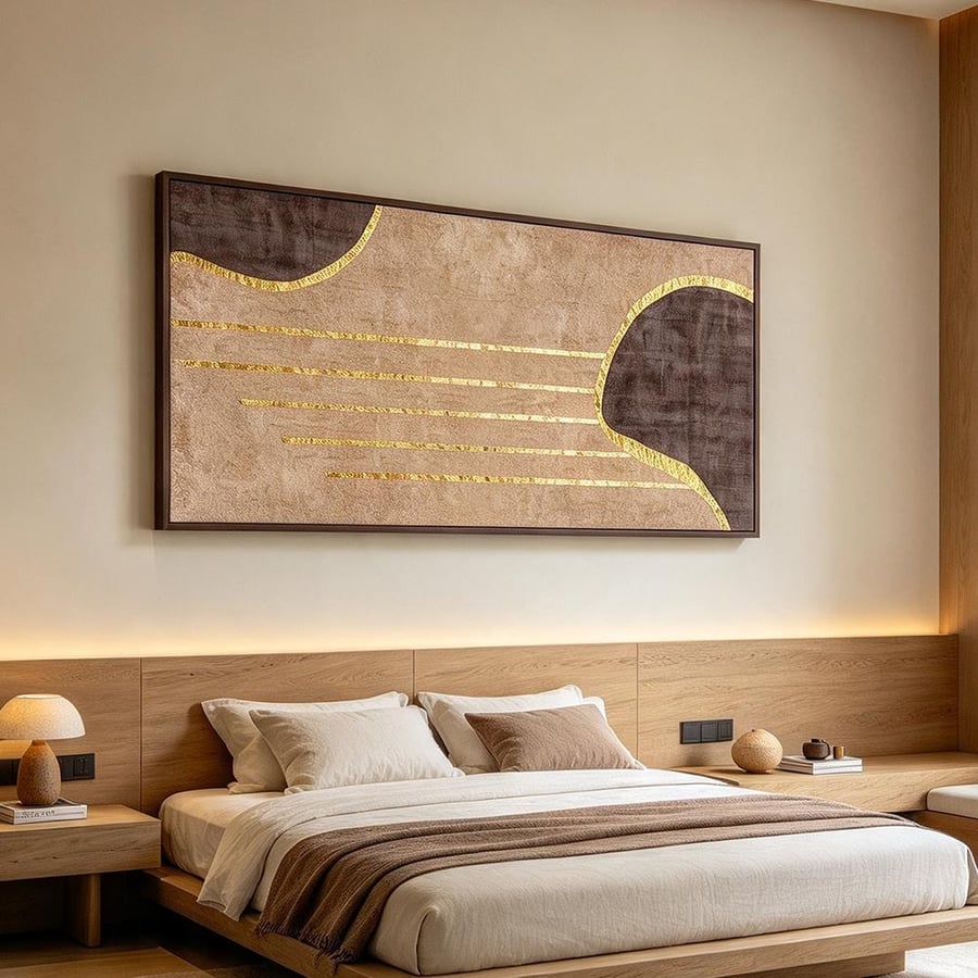 لوحة فن تجريدي تصميم عصري