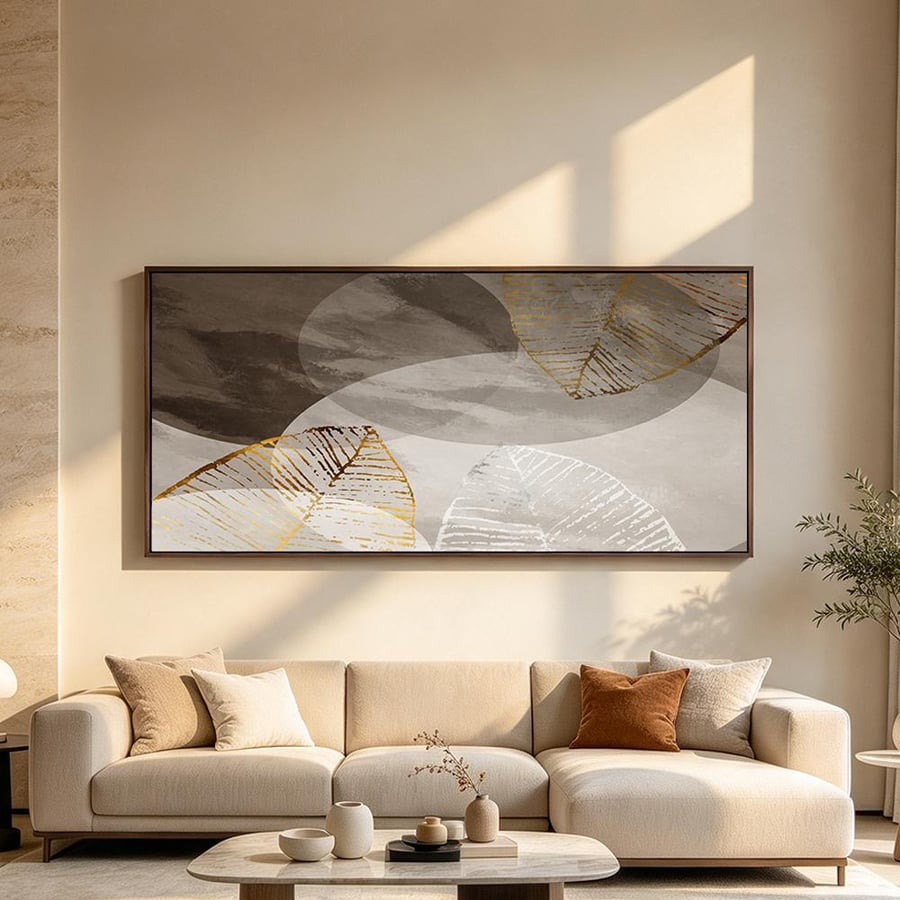 لوحة فن تجريدي تصميم عصري