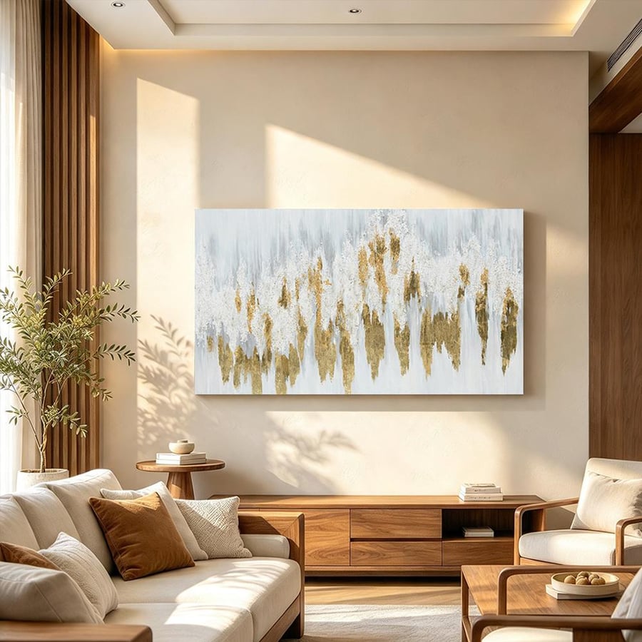 لوحة فن تجريدي تصميم عصري
