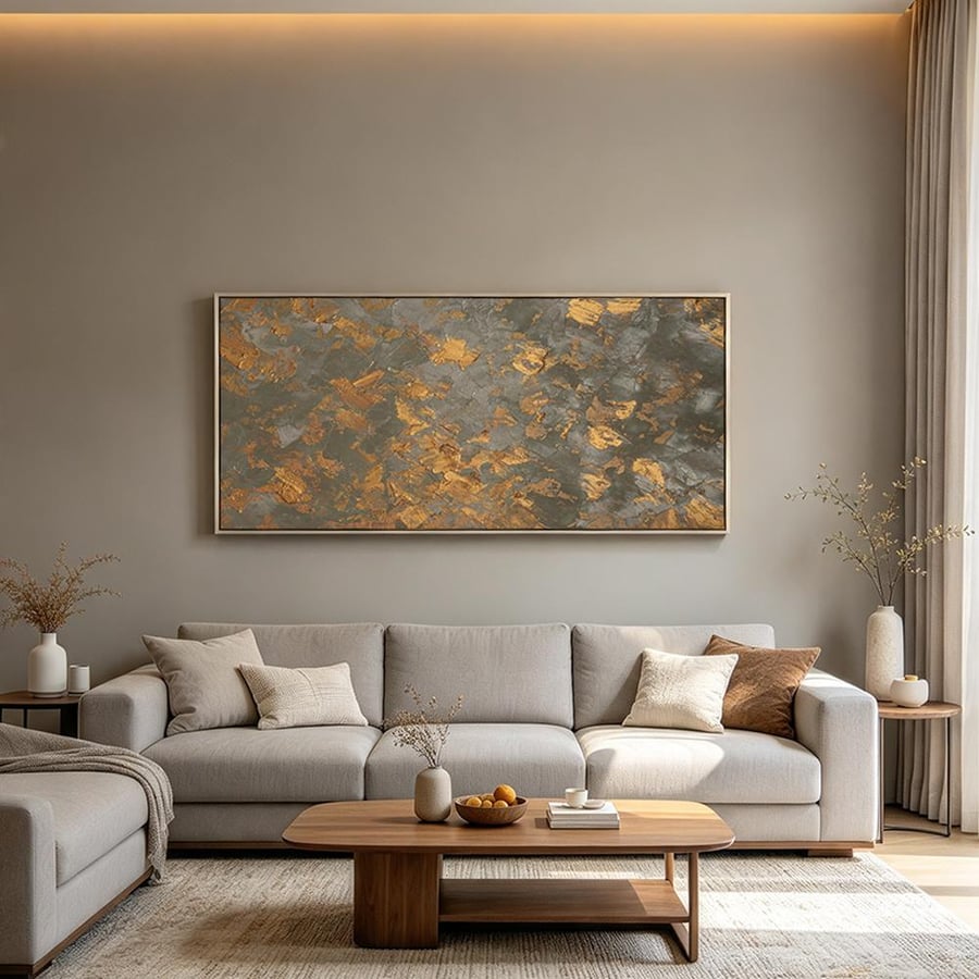 لوحة فن تجريدي تصميم عصري