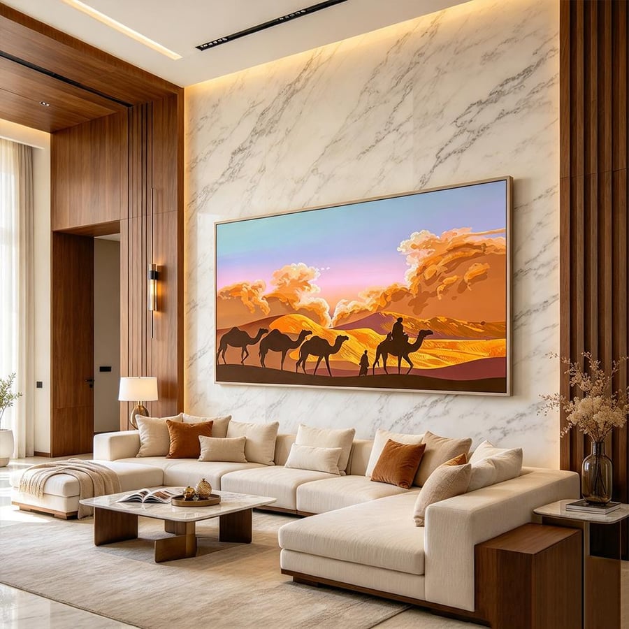 لوحة فنون عرضية متنوعة تصميم عصري