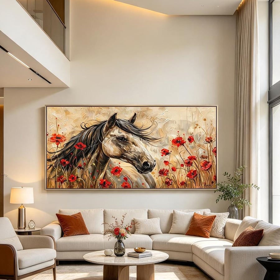 لوحات خيل تصميم عصري