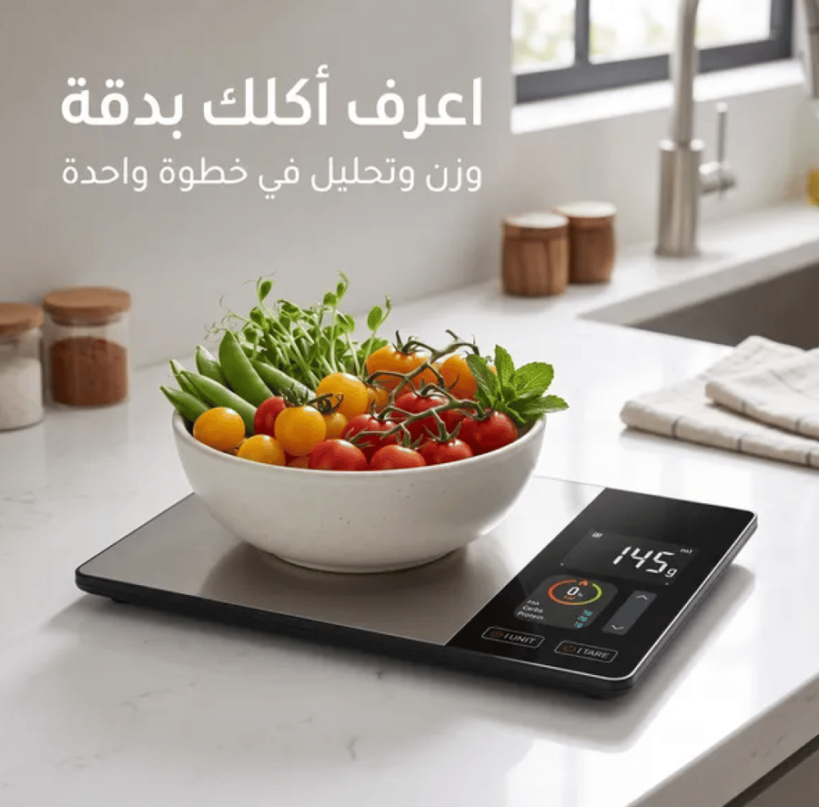 ميزان تحليل الاكل من خلال أبلكيشن جوال