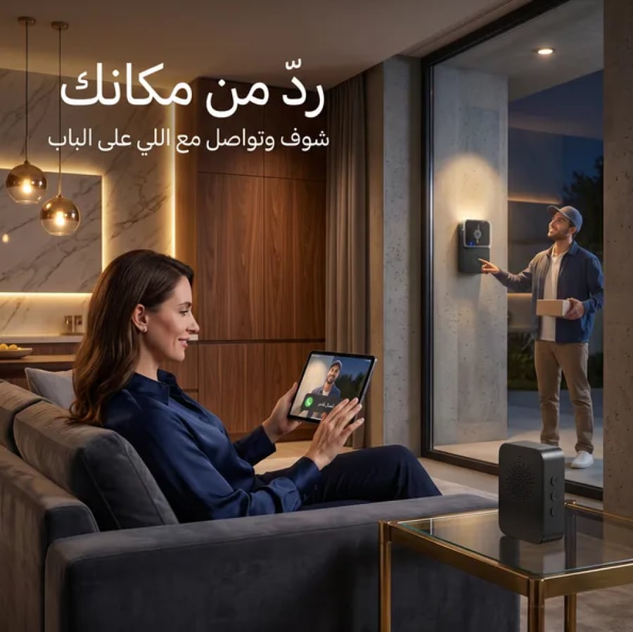 كاميرا جرس الباب ضمان عام