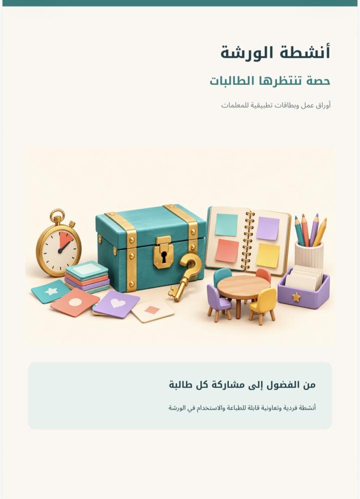 ورشة عمل حصة ينتظرها الطلاب