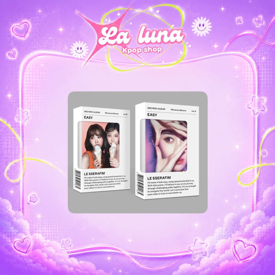 LE SSERAFIM – EASY (Weverse Albums Random) (3rd Mini Album)