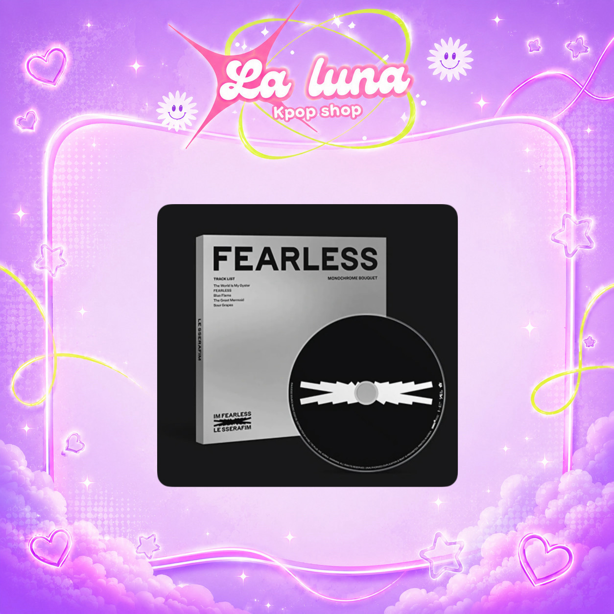 LE SSERAFIM – FEARLESS (Monochrome Bouquet Version) (1st Mini Album)