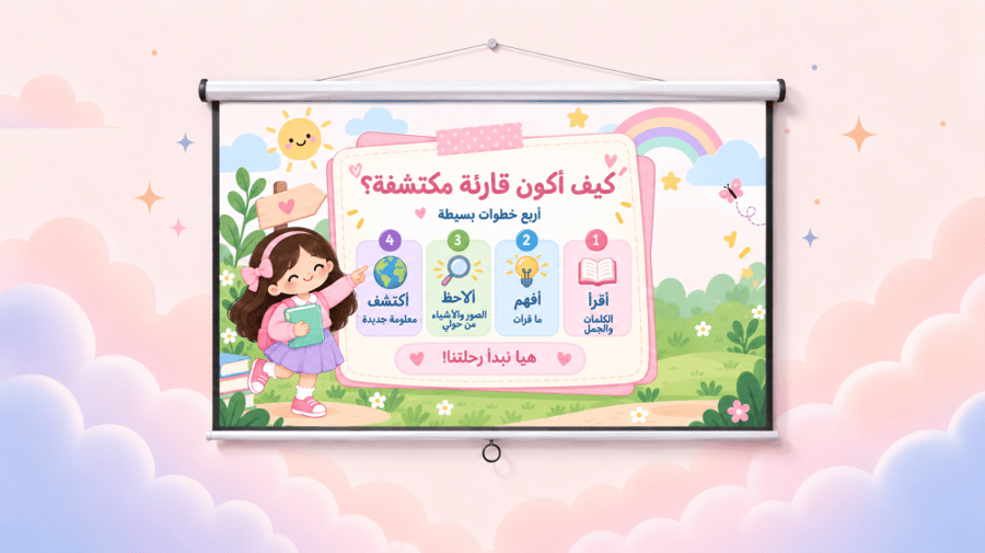 عرض بقراءتي أكتشف - أنشطة