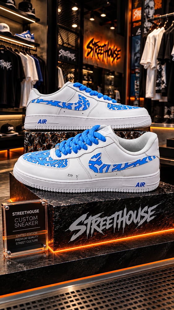 Nike blue effects