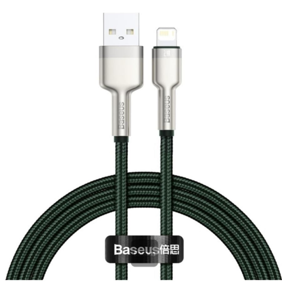 Metal charging cable from the Baseus Cafule series from USB to Lightning 2.4A 1M