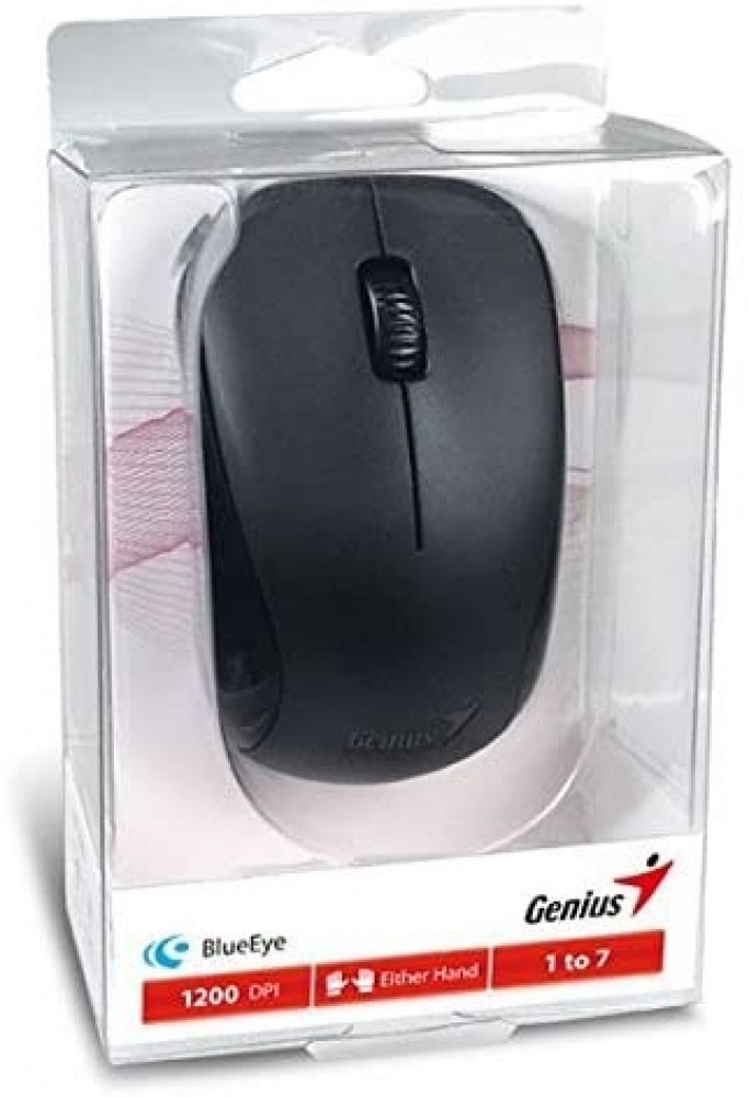 فأرة جينيس NX-7000 لا سلكية اسود