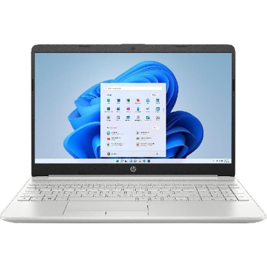 لابتوب محمول HP 15-DW1001NX سيلرون هارديسك 1 تيرا بايت + رام 4 جيجا 15.6 بوصة فضي