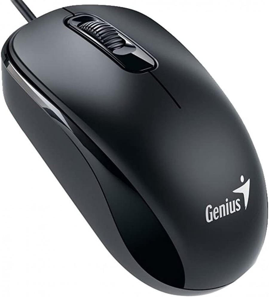 فأرة جينيس DX-125 سلكية اسود