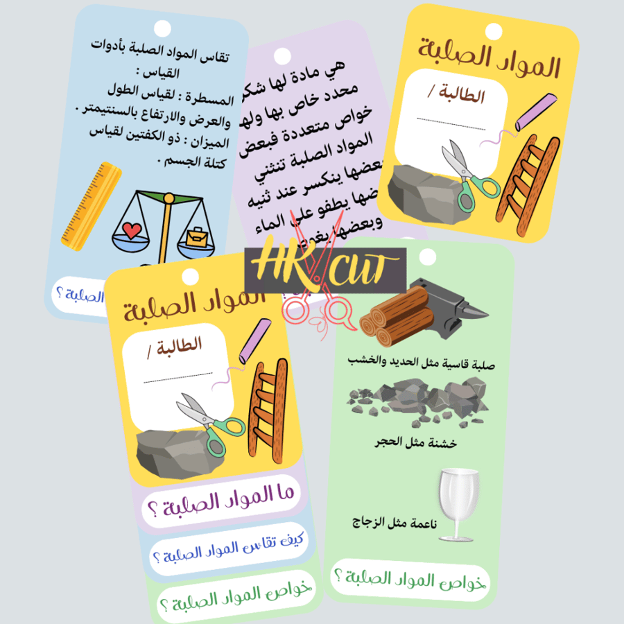 المواد الصلبة - ثاني ابتدائي - ف 2